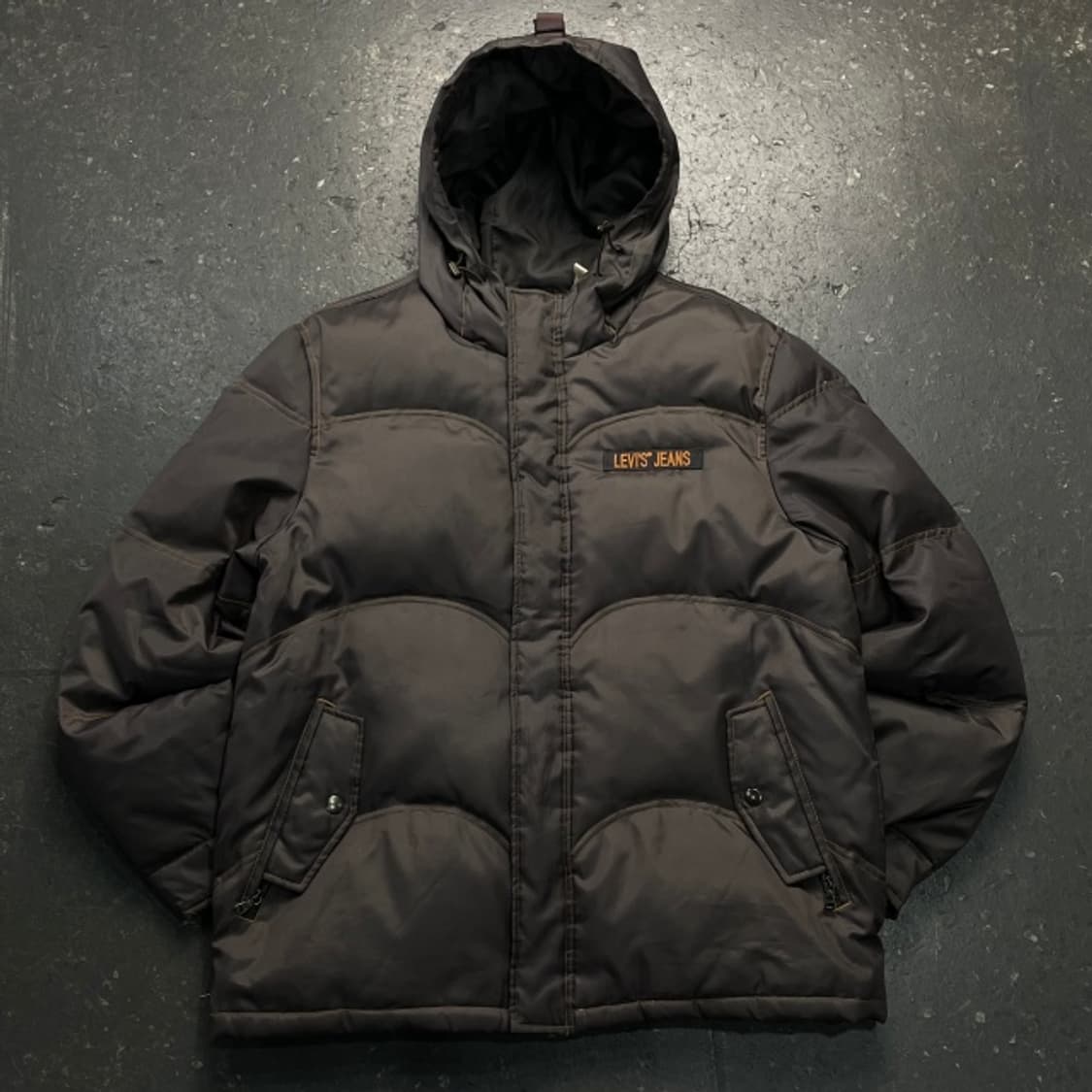 100 리바이스 오렌지탭 덕다운 패딩 상품이미지1