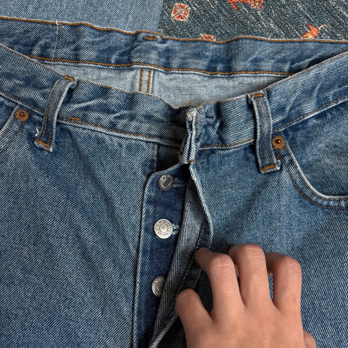 리바이스501 다운버튼 데님팬츠 상품이미지5