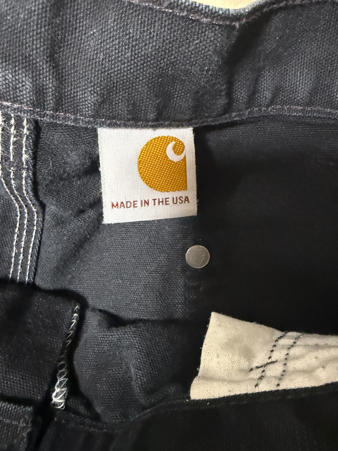 칼하트 더블니 B01 blk USA 상품이미지5