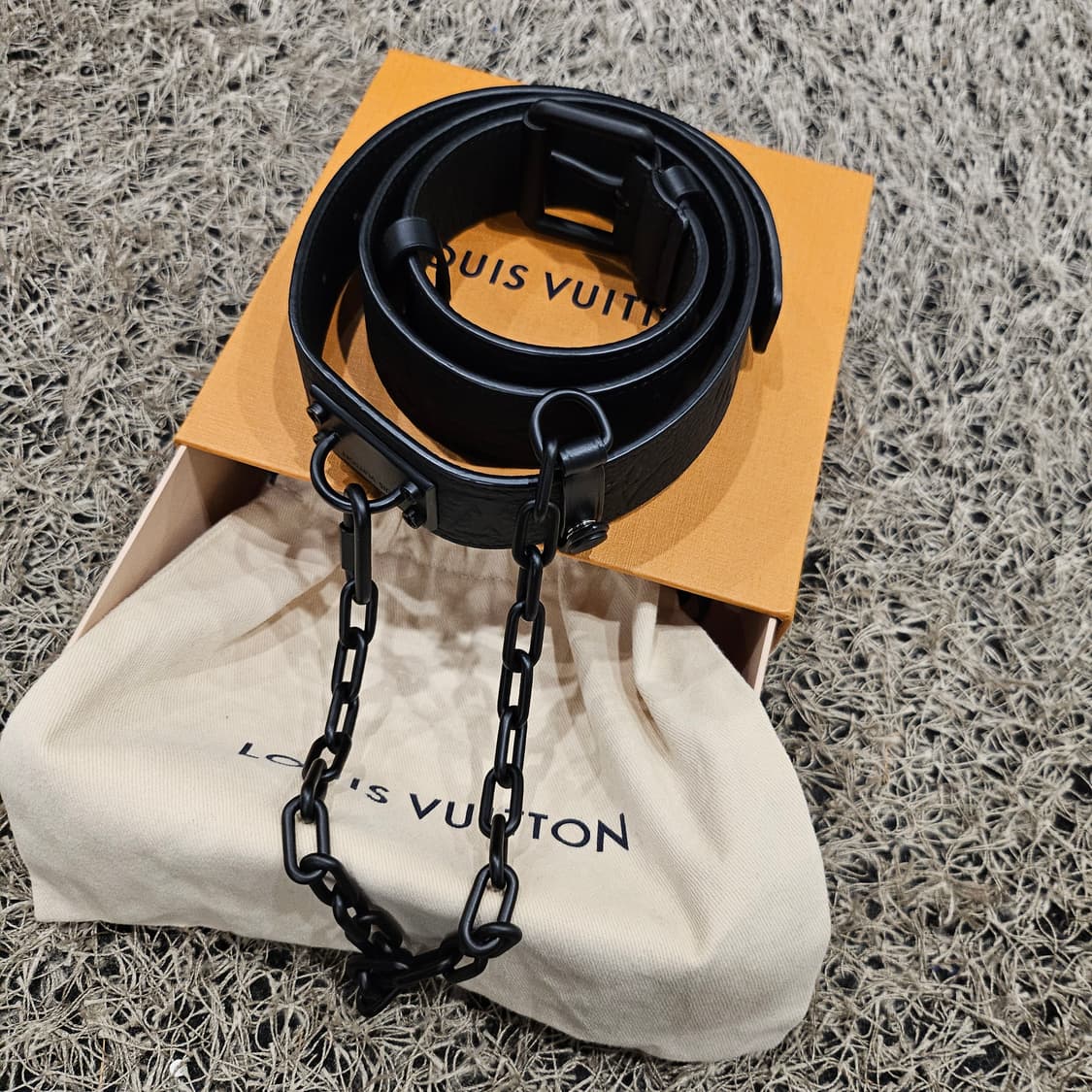 루이비통 버질아블로 체인 레더 모노그램 벨트 상품이미지2