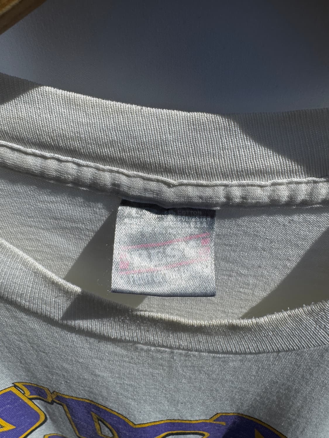90s USA Fruit of the Loom 빈티지 프린팅 티 L 상품이미지4