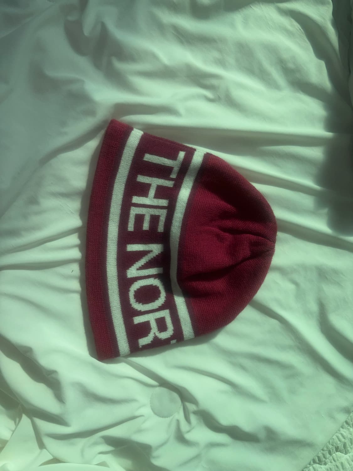 노스페이스 핑크 비니 상품이미지2