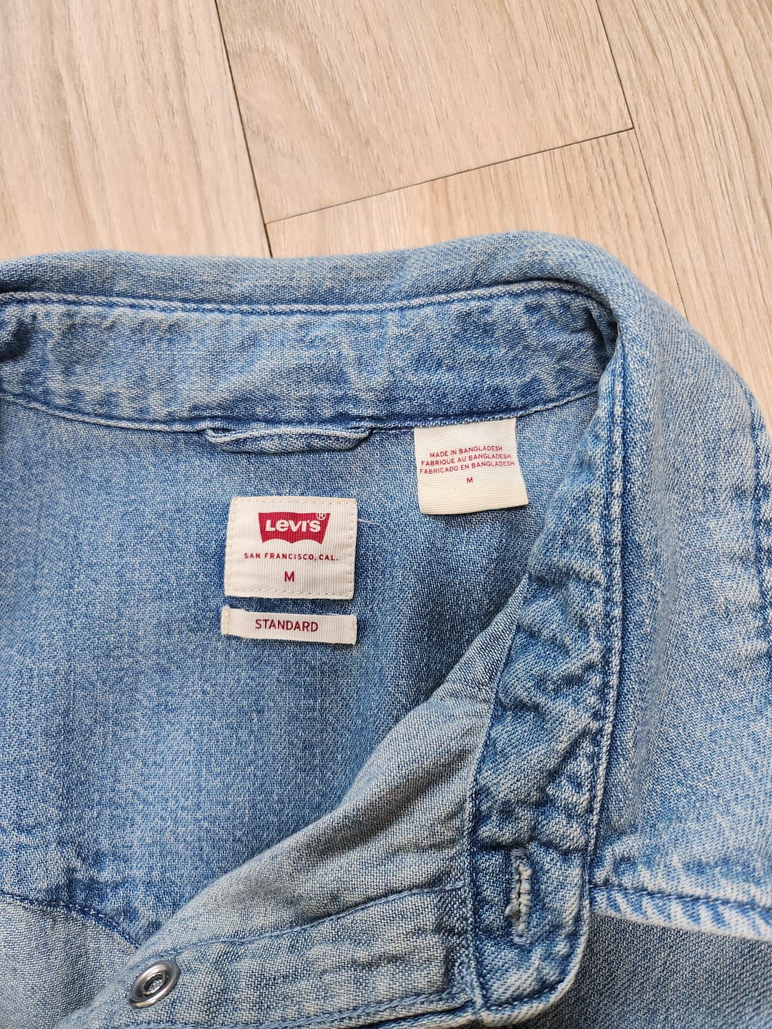 리바이스 웨스턴데님셔츠 (M 상품이미지8