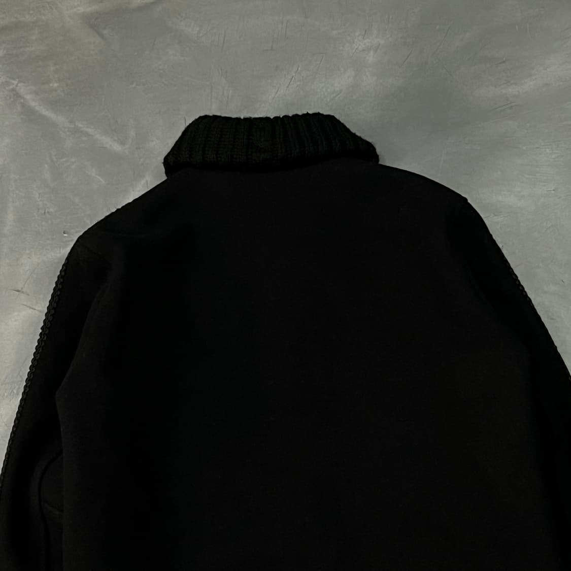  스푸트니크 니트 배색 울 자켓 y14511 상품이미지5