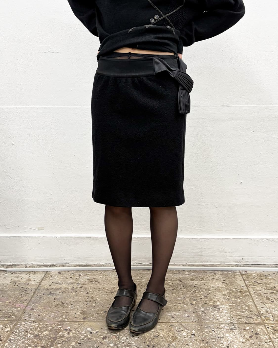 엠포리오 아르마니 2007F/W 헤비  울 스커트 상품이미지1