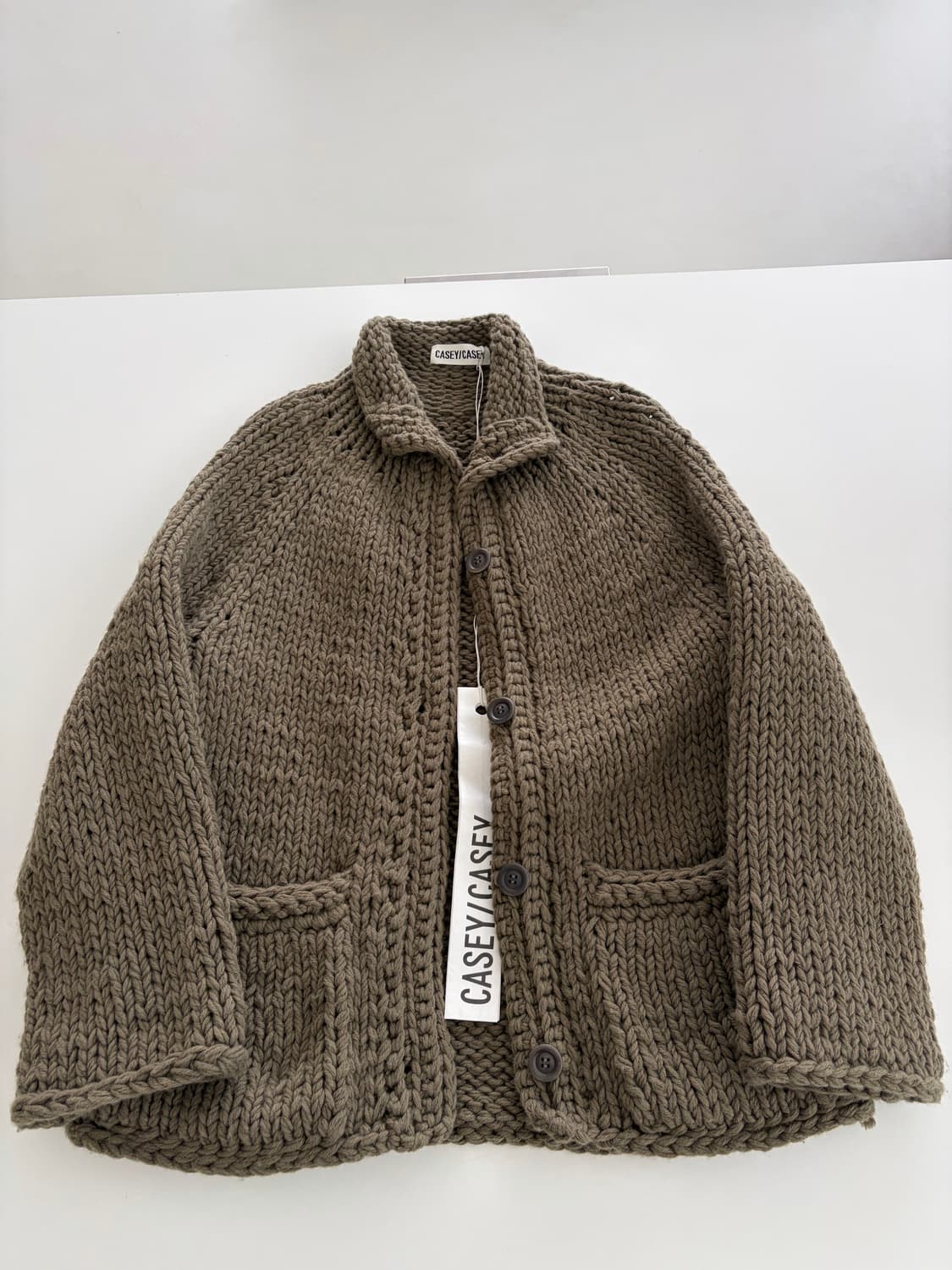 casey casey 해비 핸드 니트 가디건 / m 남녀공용 상품이미지2