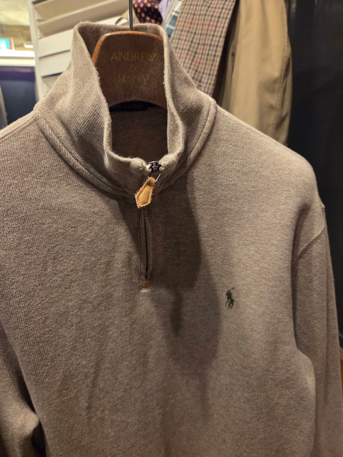 폴로랄프로렌 짚업 스웻 상품이미지7