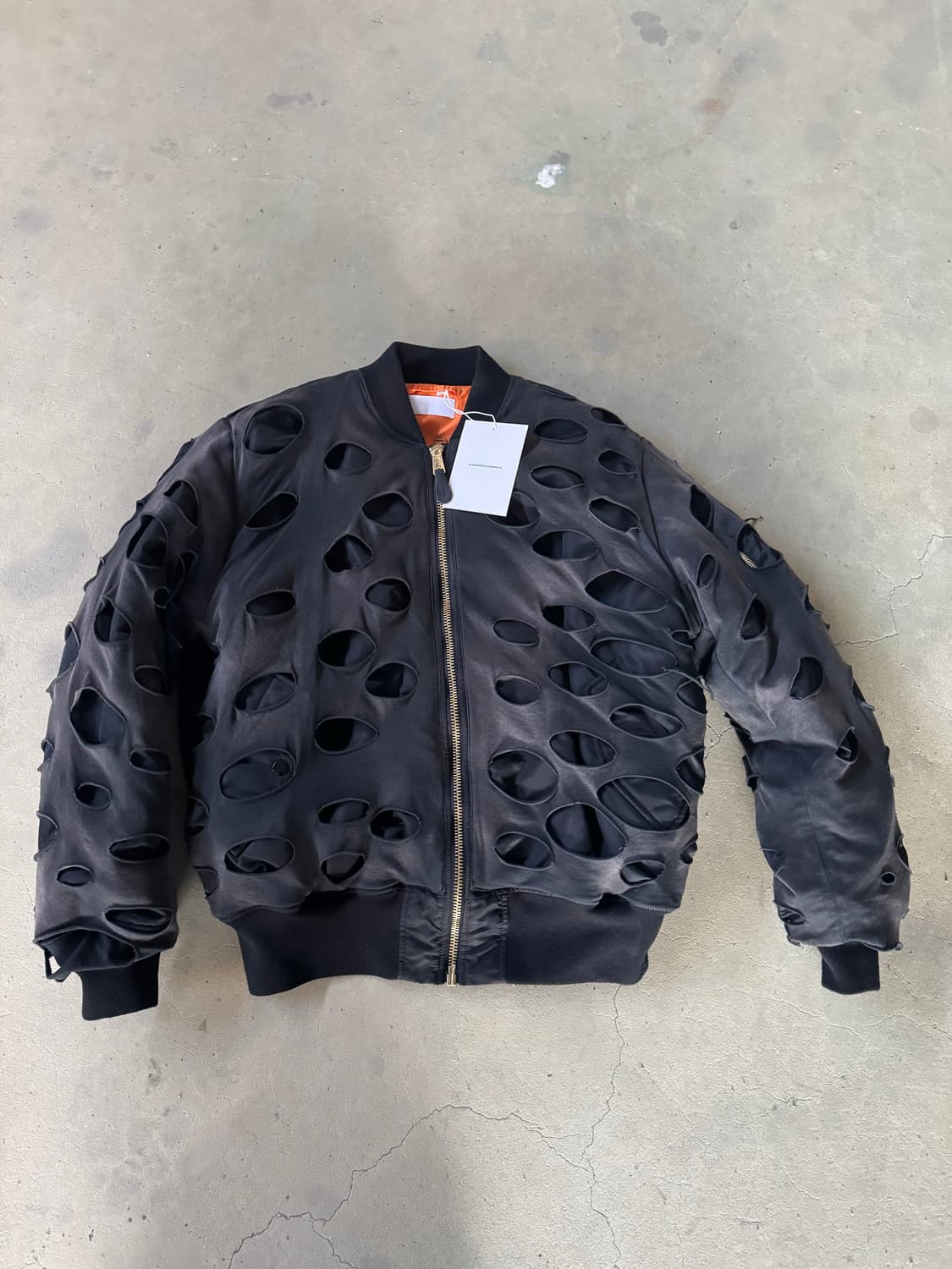 알렉산더 디제노바 디스트레스드 봄버 2 상품이미지2