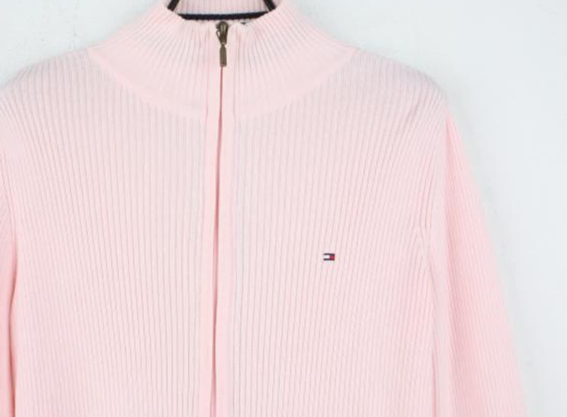 타미힐피거 빈티지 핑크 딸기우유 져지 상품이미지1