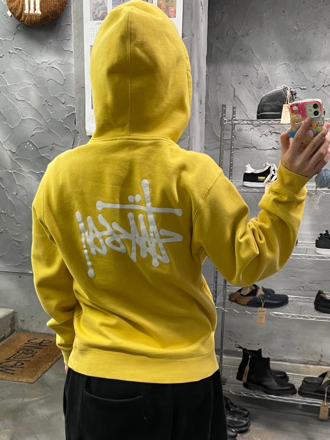 스투시 스탁로고 스웻후드 상품이미지9