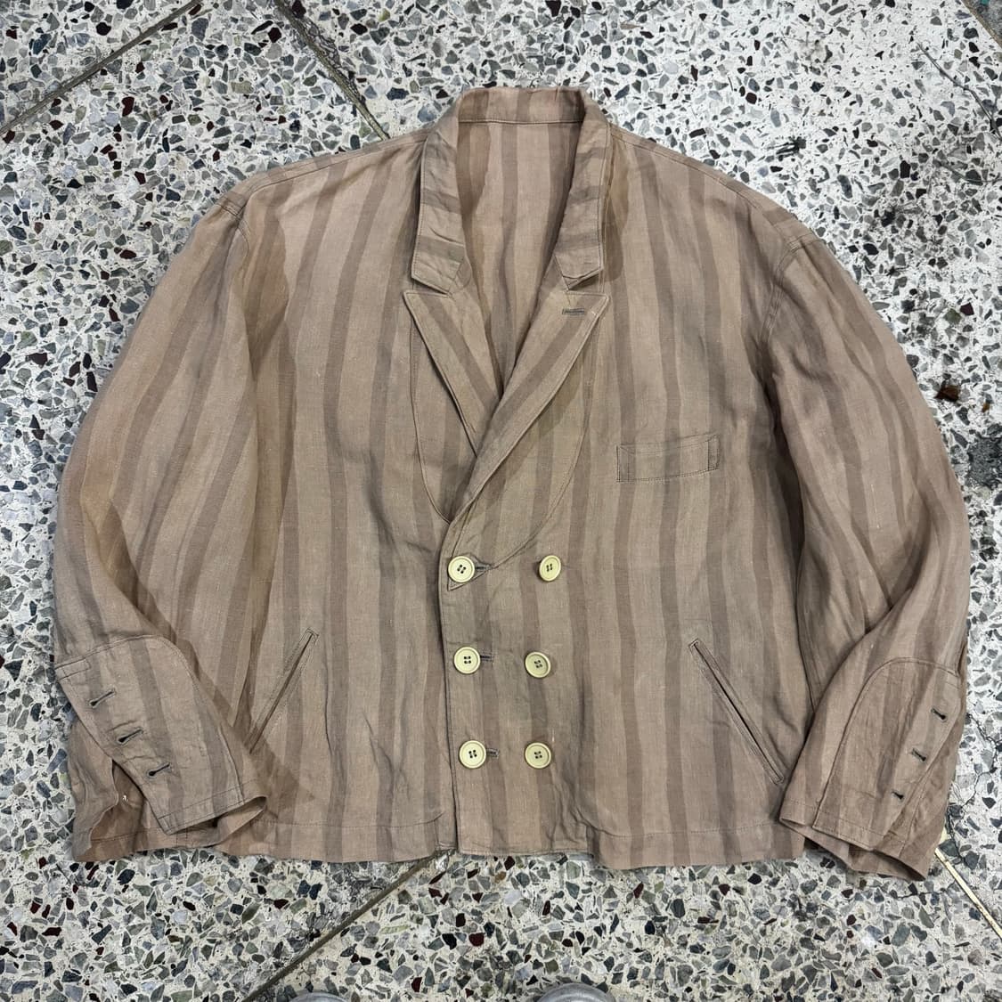 [M-L] 90s Yohji Yamamoto 요지야마모토 린넨 자켓 상품이미지1