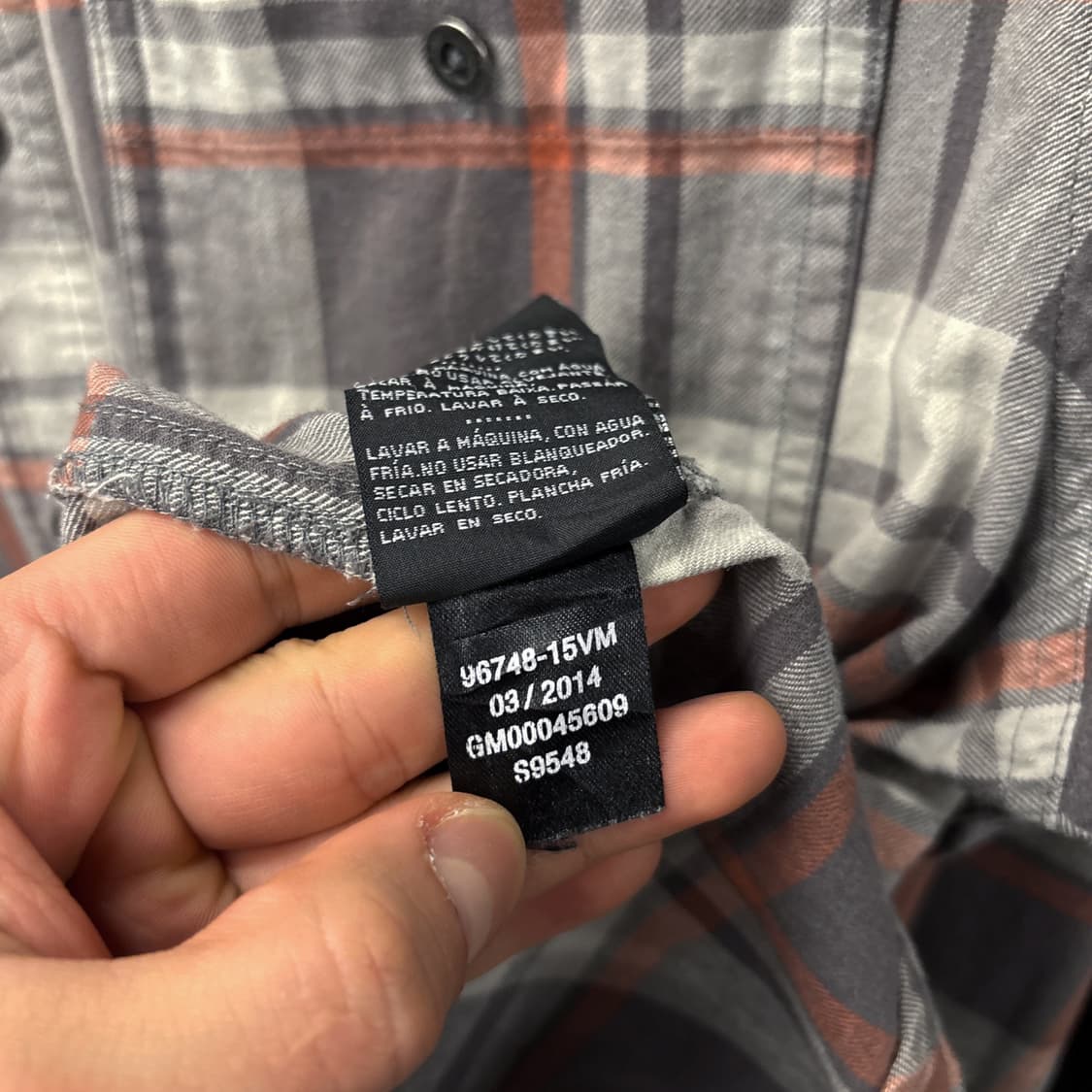 할리데이비슨 시그니쳐 엠브로이드 플래드 체크 워크셔츠 메탈버튼 N869 상품이미지10