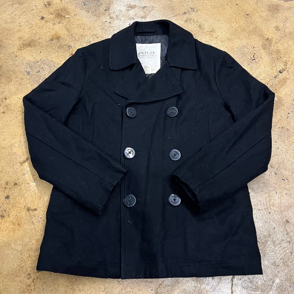 [정품/M] 폴로 데님앤서플라이 블랙 피코트 b8 상품이미지2