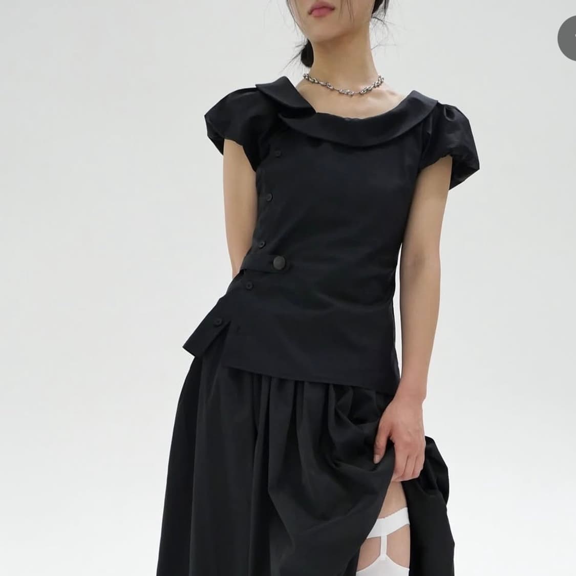 베이비랩 babyrab 클로버 블라우스 black 상품이미지1