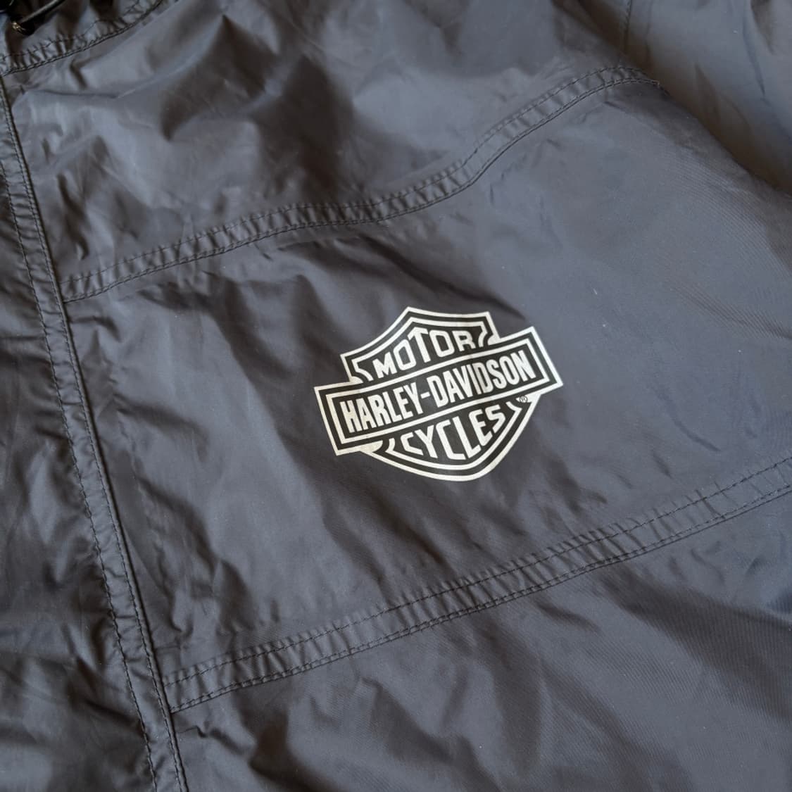 할리데이비슨 정품 블랙 윈드브레이커 자켓 상품이미지3