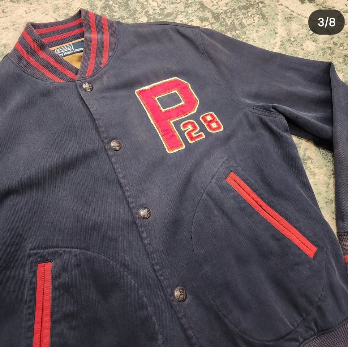 90s 폴로 바시티자켓 상품이미지3