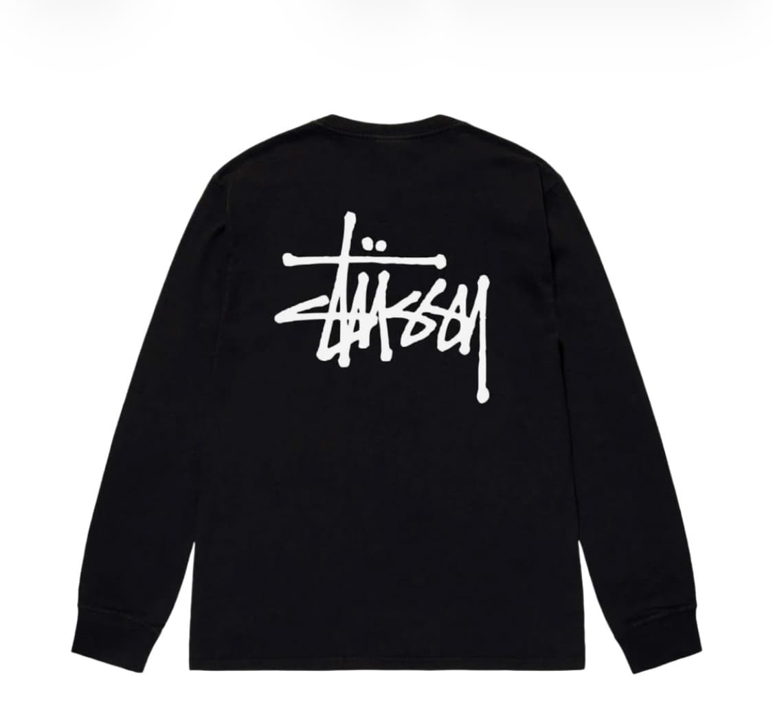 스투시 베이직 롱슬리브 블랙 XL 상품이미지1