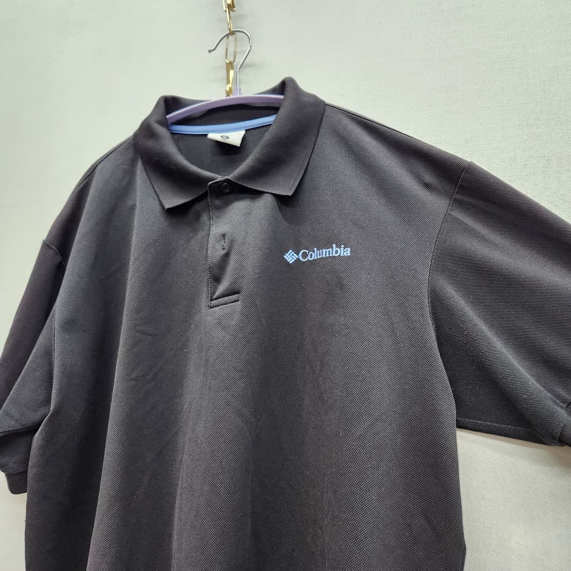 콜롬비아 로고자수 기능티 반팔카라 XL(XL) 남여공용 상품이미지3