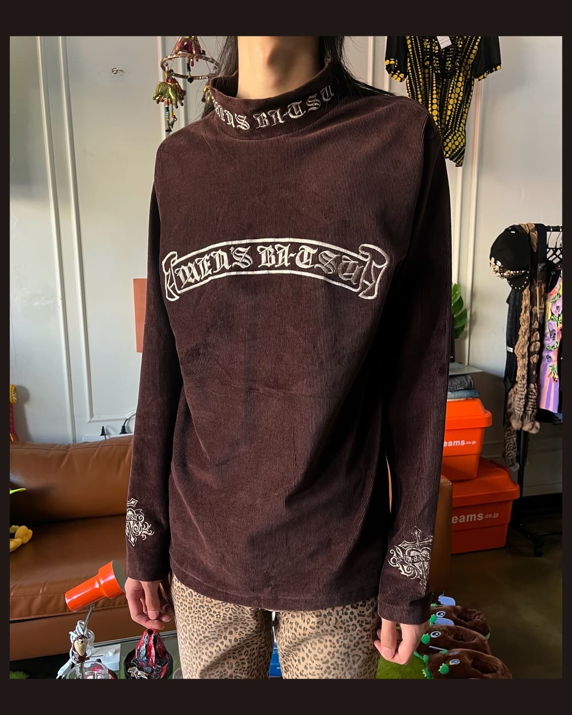90-00s MEN'S BA-TSU Corduroy Long-Sleeve 상품이미지2