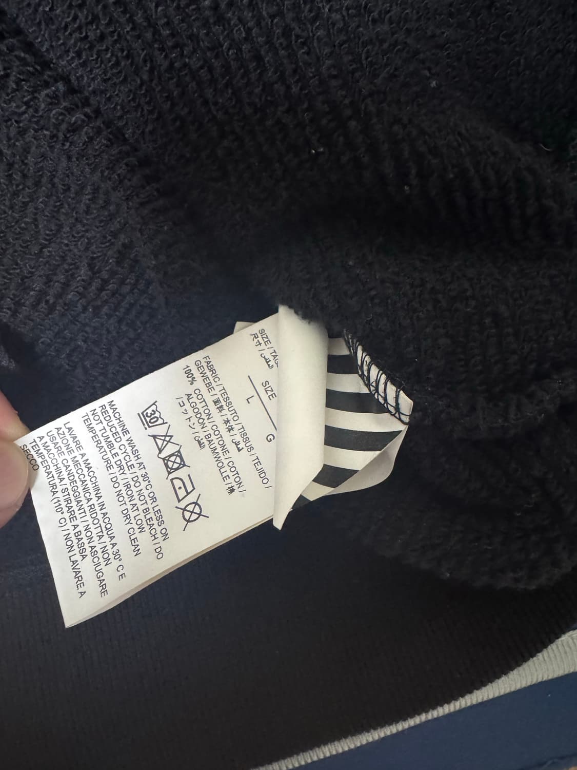 [L]오프화이트 파이어핸드 맨투맨 정품 상품이미지7