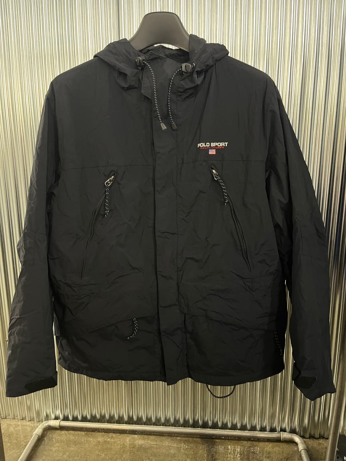 폴로 스포츠 남성 후드 자켓 블랙 M 상품이미지2