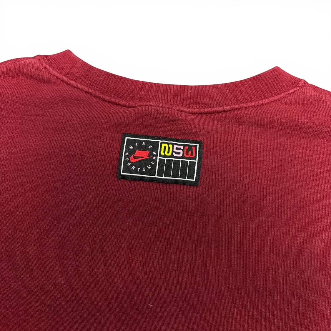 우먼XL 나이키 NSW 버건디 빅로고 맨투맨 상품이미지4