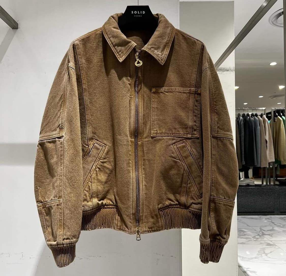 (실착0회보장) 솔리드옴므 피그먼트 다잉 자켓 46 상품이미지1