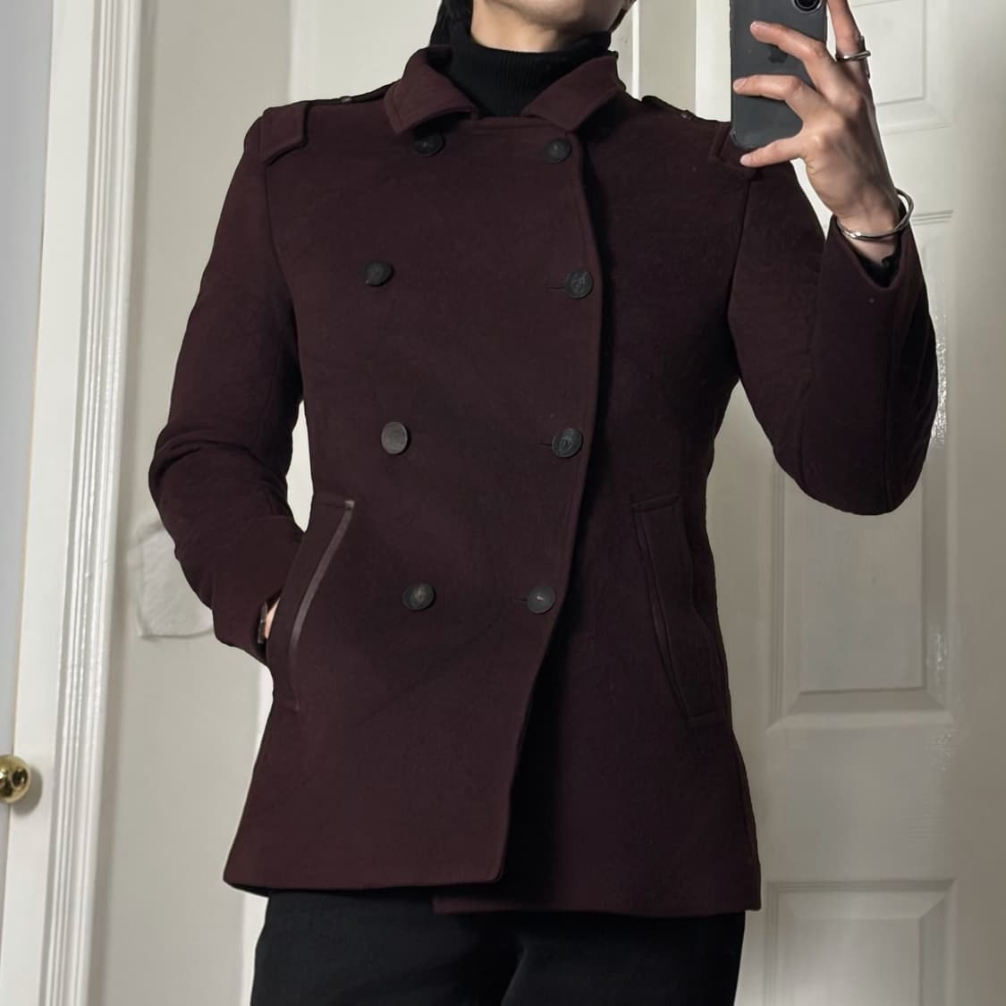 SIEG 브리티쉬 더블브레스트 코트 상품이미지4