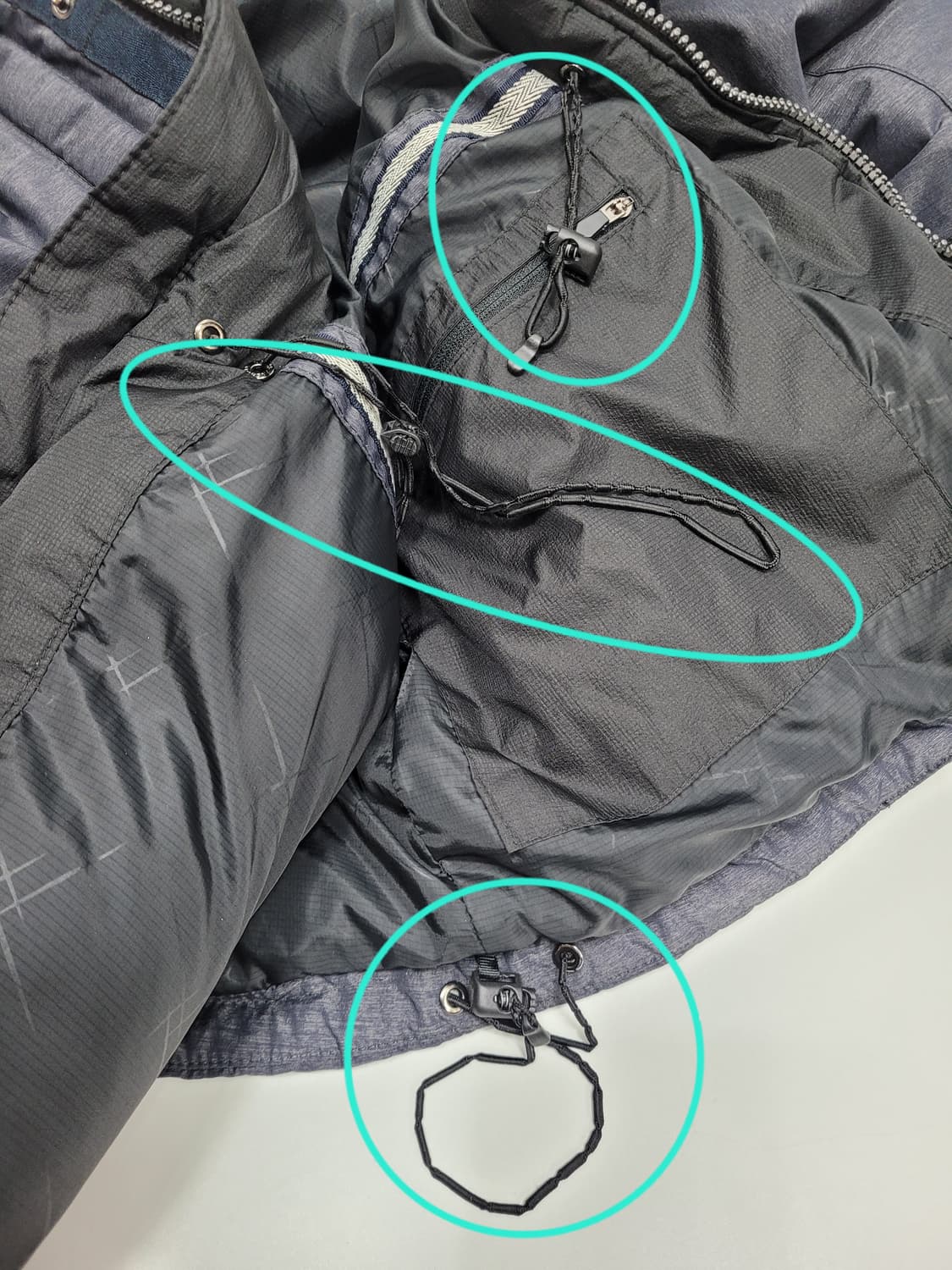 이브생로랑 80S~90S 킹하트 트럼프택 해골 백로고 패딩 / 남 L
 상품이미지8