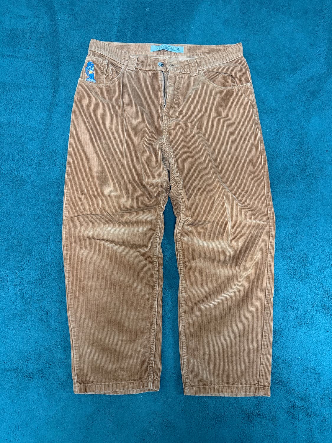 폴라 93데님 Polar Skate Co. 코듀로이 바지 브라운 상품이미지1