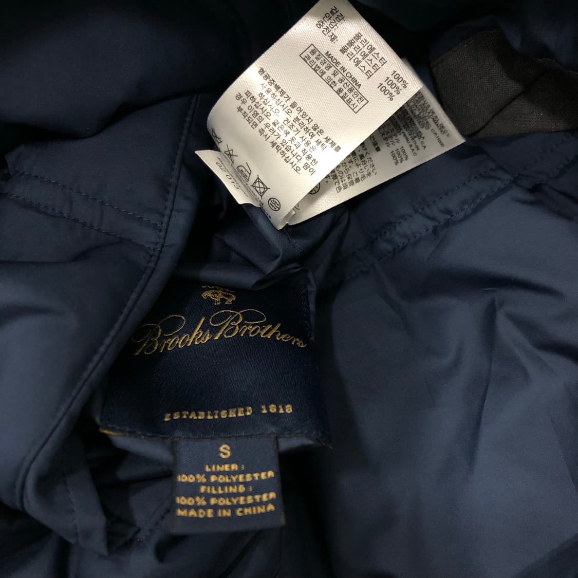 브룩스브라더스 로로피아나 울 패딩 야상 자켓 S 상품이미지8