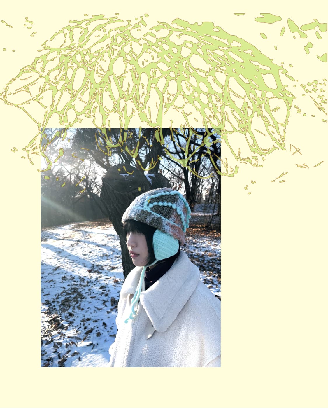 Moss mint earflap 상품이미지4