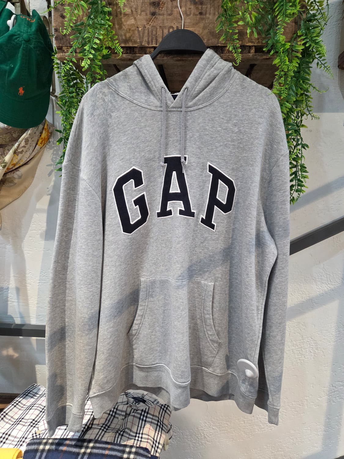 Gap 그레이 갭 오버핏 후드티 상품이미지1