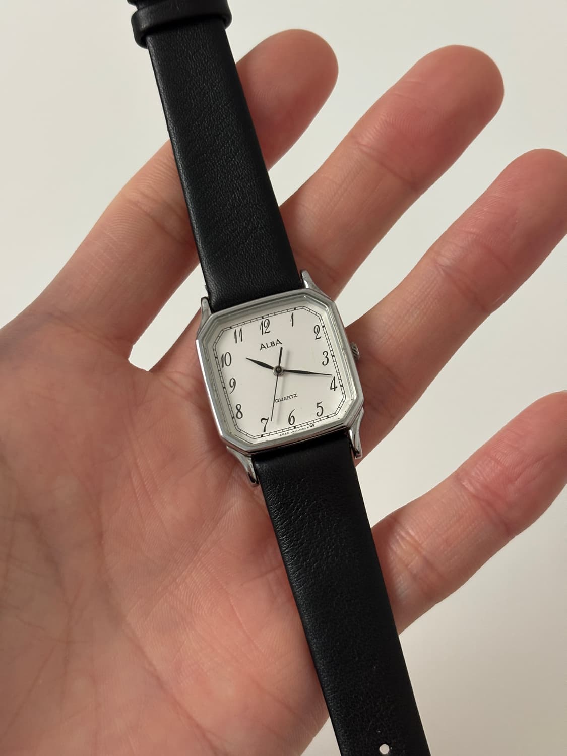 ALBA - 1990s Silver Square Ladies Quartz 상품이미지2