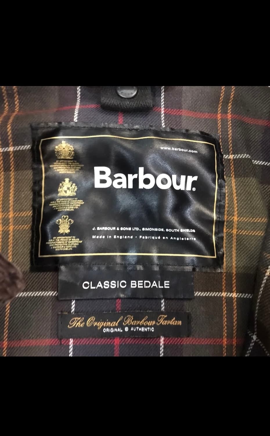 바버 비데일 왁스자켓 상품이미지5