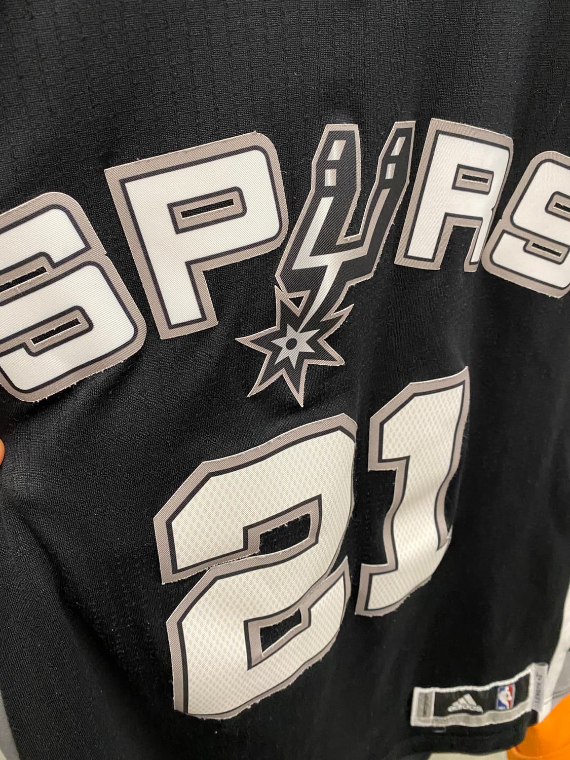 아디다스XNBA 샌안토니오스퍼스 던컨 팀 져지 상품이미지6