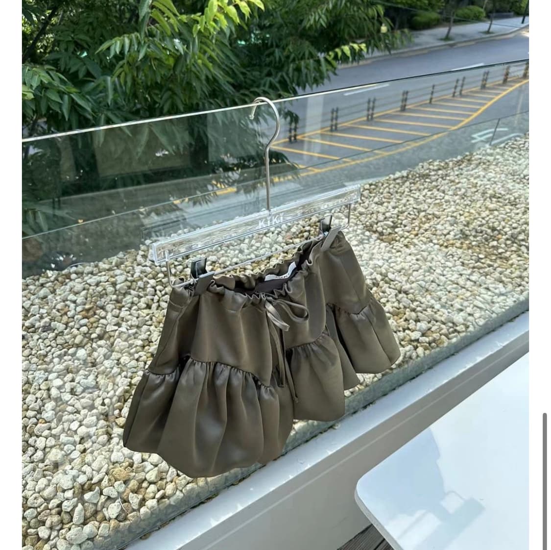 펌킨 스커트 카키  상품이미지2