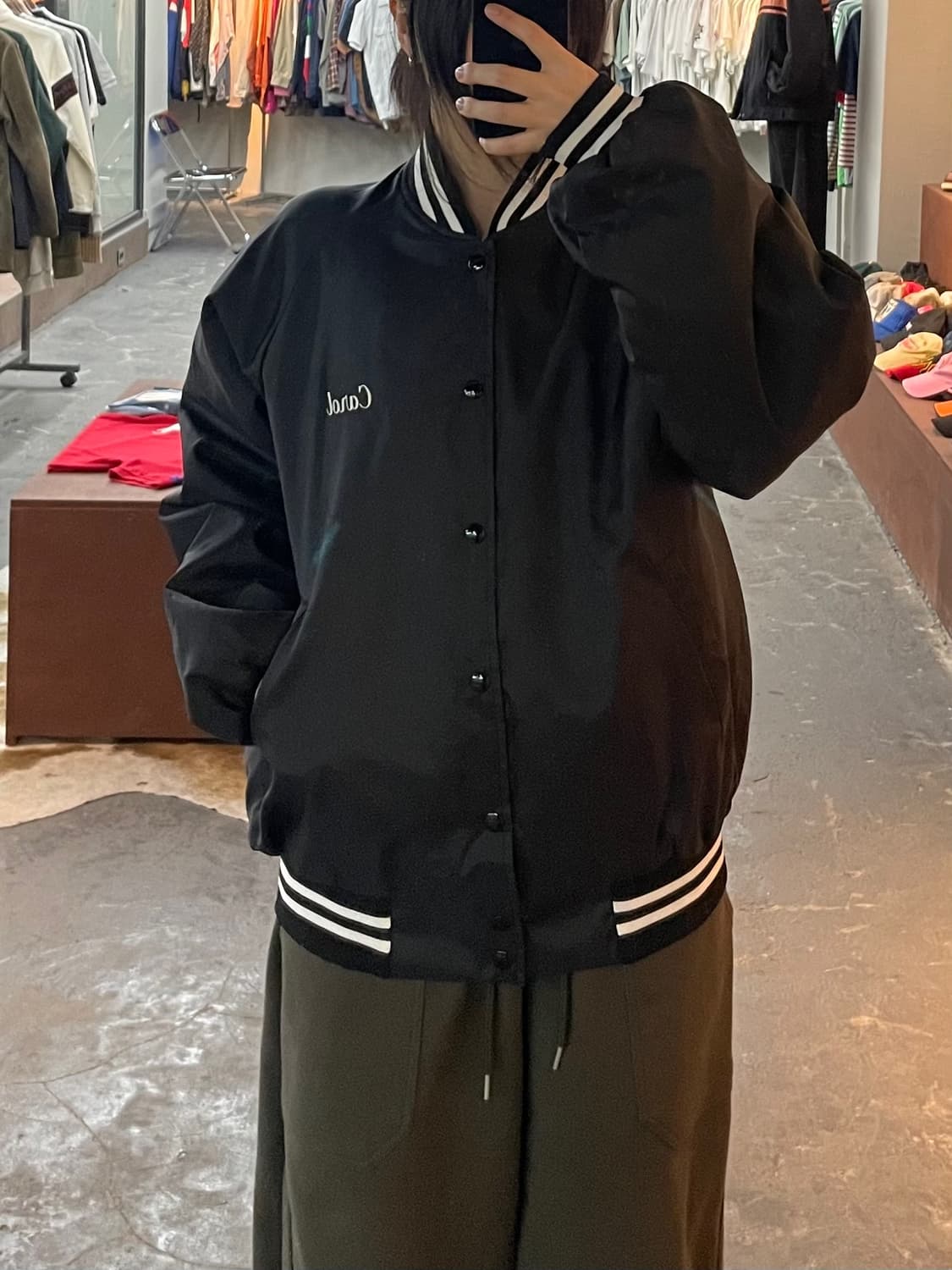 하트웰 USA 빈티지 백로고 바시티 자켓 H2584 상품이미지1