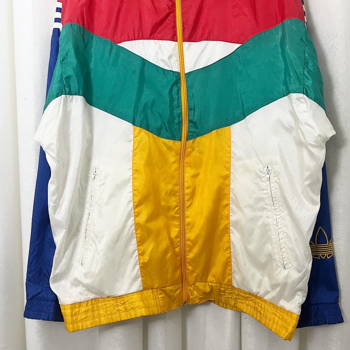 아디다스 멀티컬러 백로고 윈드브레이커 상품이미지5