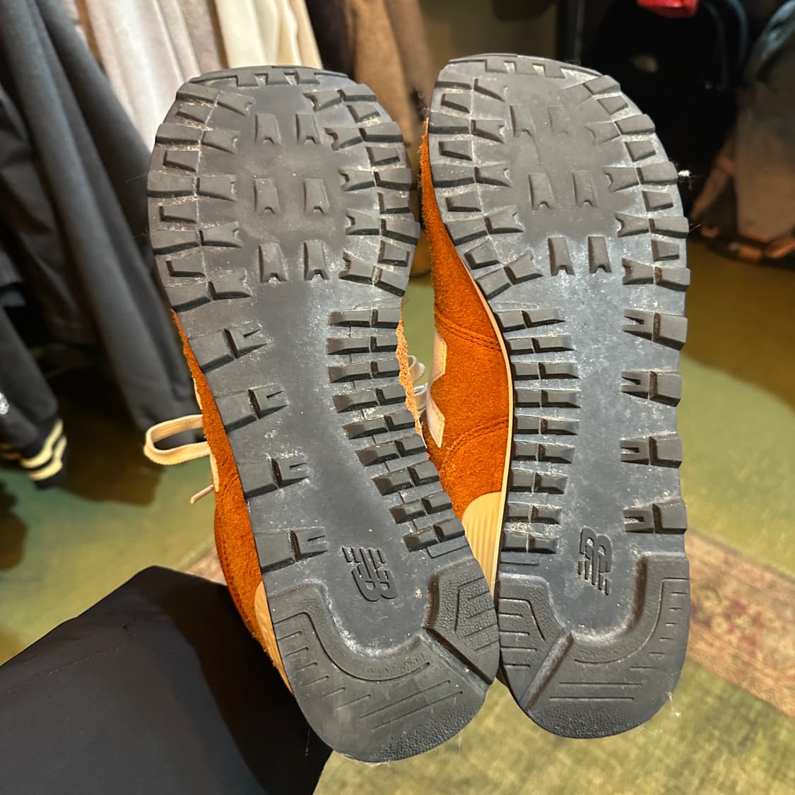 뉴발란스 574 헤리티지 오렌지 버스트 화이트  상품이미지4