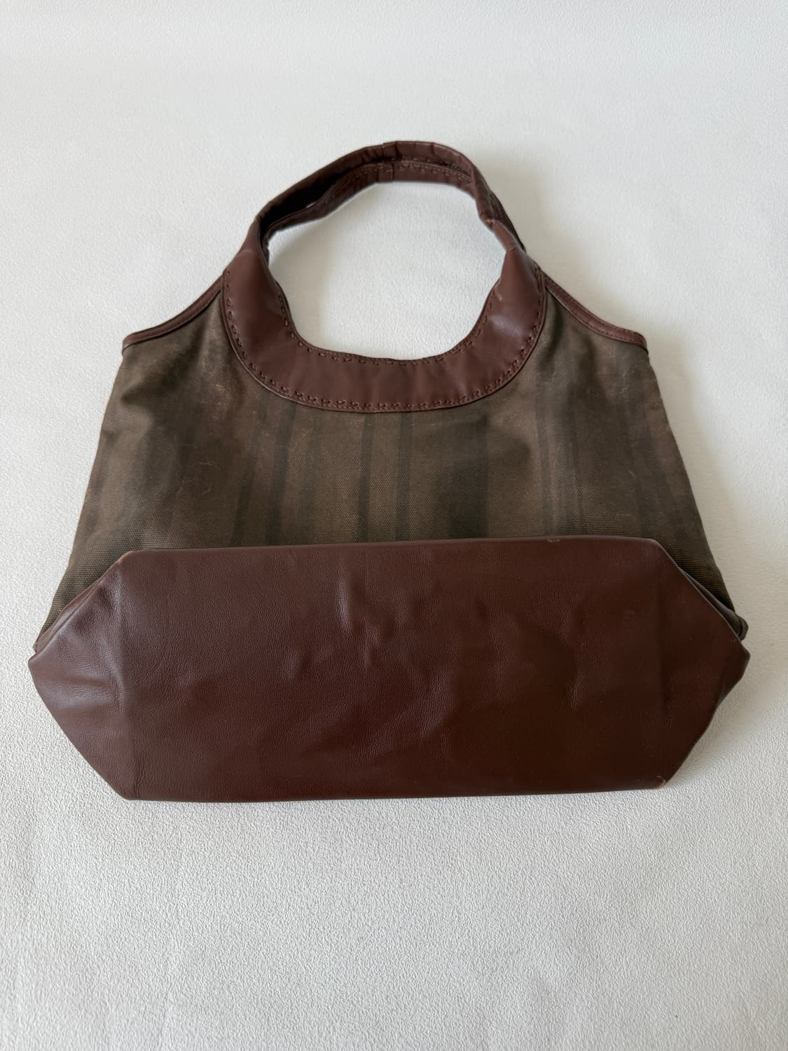 이새(isae) 코튼&레더 숄더백(큰 사이즈) 상품이미지5