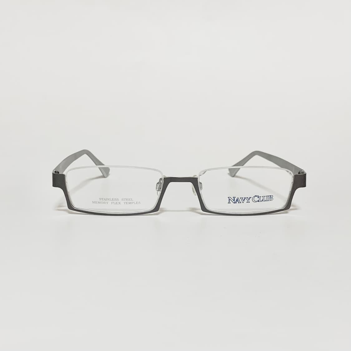 945 데드스탁 역반무테 건메탈 안경 하단 프레임 스테인리스 스틸 픽키 상품이미지1