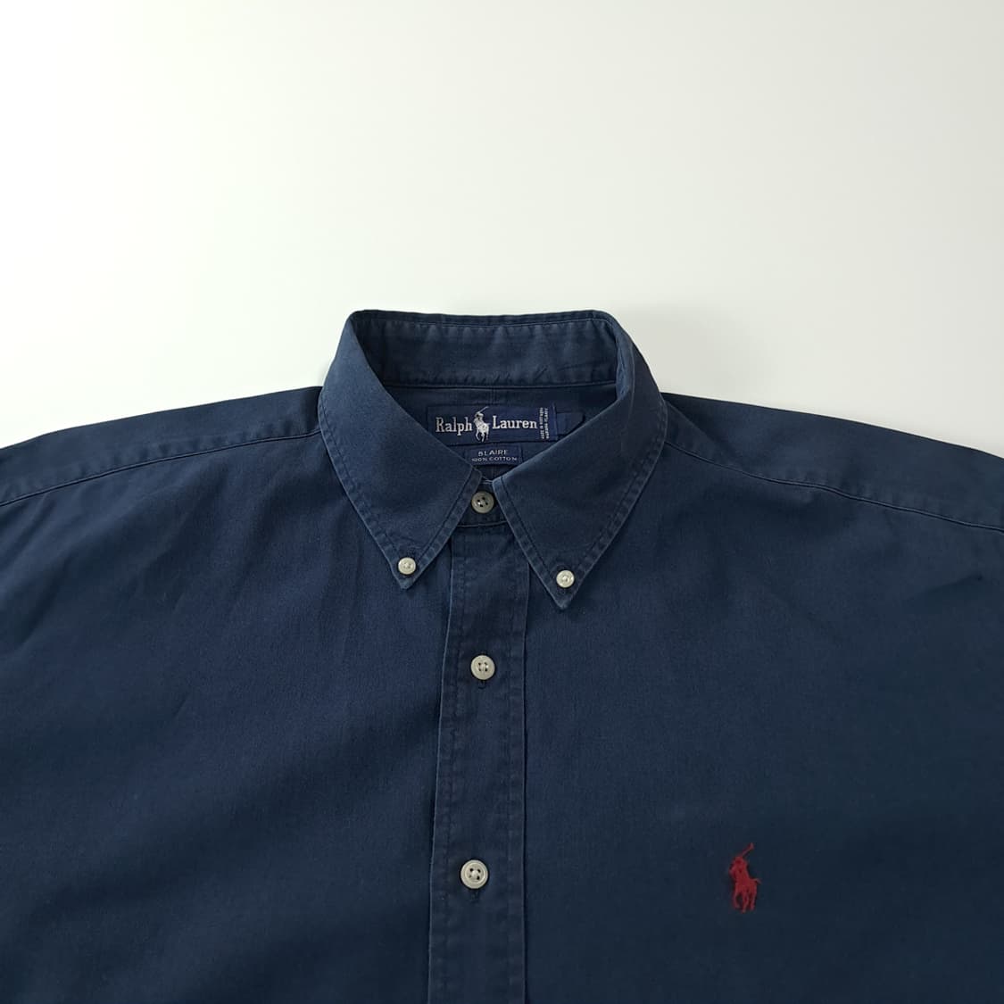 CK298 L 폴로 90s 미국판 블레어 다크네이비 셔츠 남방 상품이미지2