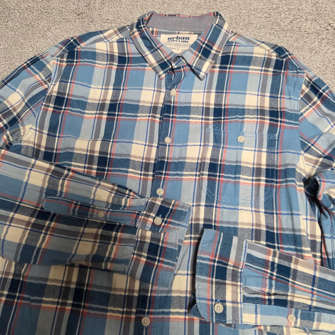Urban Pipeline 플란넬 체크셔츠 XL(105) 상품이미지3