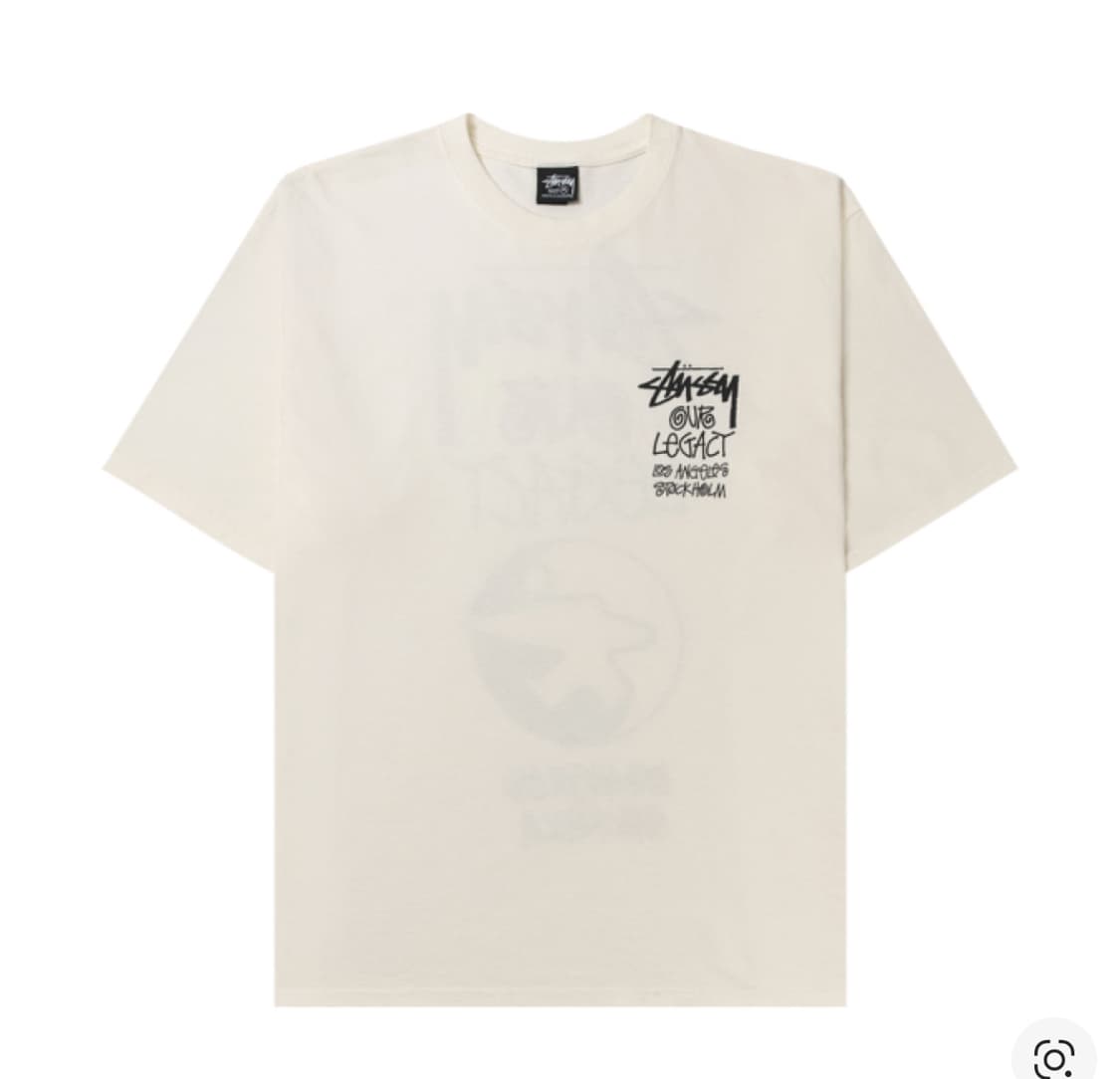 [L] 스투시 아워레가시 서프맨 피그먼트 다이드 티셔츠 상품이미지2