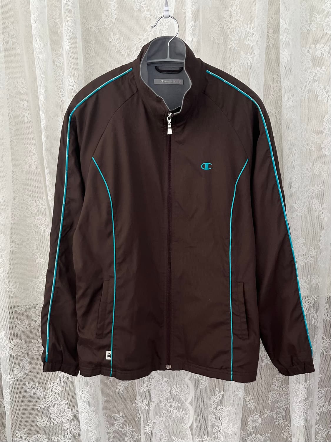 L)챔피온 민트초코 져지 브라운 트랙 자켓 상품이미지1