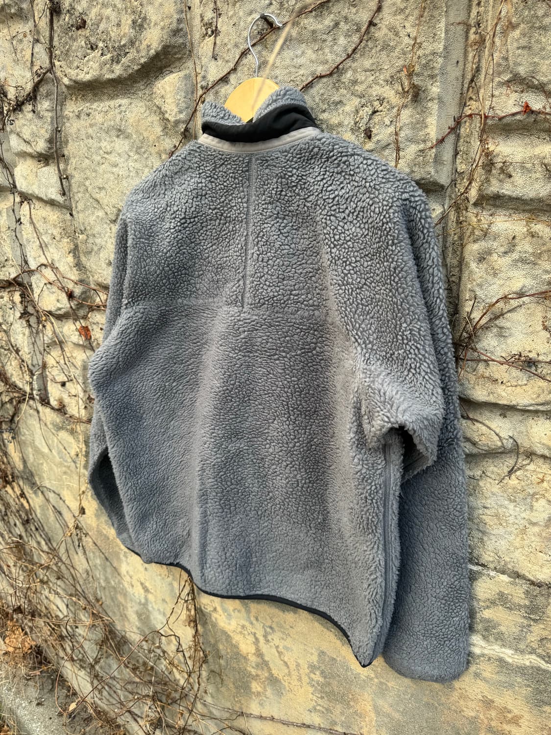 파타고니아 11년도 생산 레트로 x 딥파일 플리스 후리스 그레이 m 상품이미지4