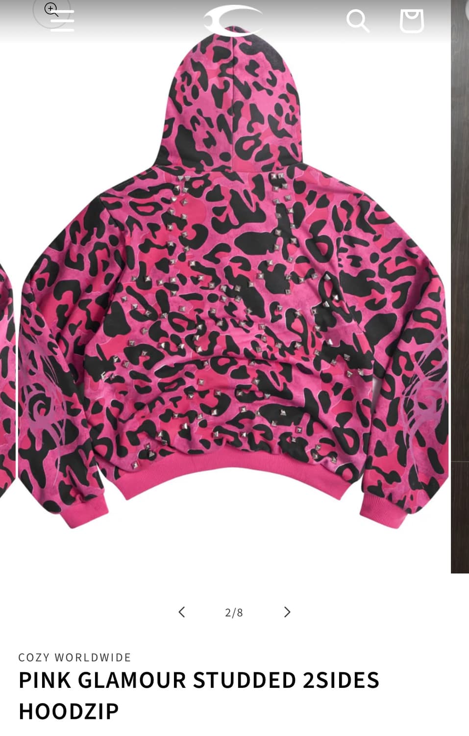 코지월드와이드 글래머 후드집업  상품이미지3