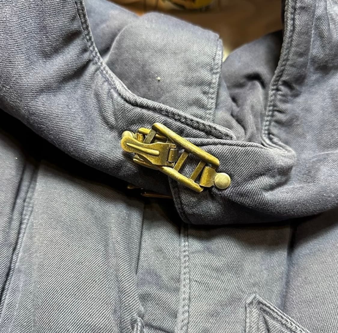 Euro Biscote 프렌치 헤비 퀄팅 파이어맨 자켓 코트 상품이미지4