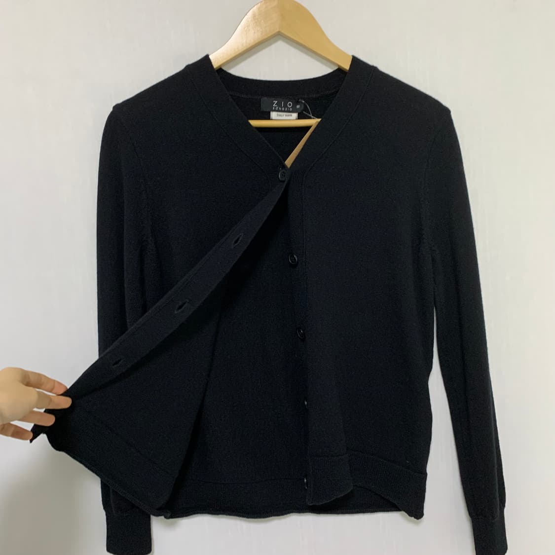 ZIO SONGZIO 블랙 가디건 지오송지오 빈티지 66사이즈 90 상품이미지7